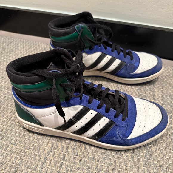 adidas Other - Adidas Top Ten RB Lucid Blue Green White & Black Male Sneaker Size 12